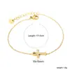 Joyas Transfronterizas Pulsera Cruzada con Circonita Ins Diseño de Nicho Corona Joyería de Mano Pulsera Chapada en Oro de 18K de Acero Inoxidable