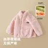 Dudujia Roupa de Inverno para Bebê Nova Roupa Externa Infantil com Forro de Fleece Espessada Roupas de Inverno para Meninos e Meninas Quente e na Moda