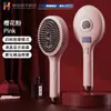 Pente Massageador Elétrico Vibra Luz Vermelha Instrumento para Cuidados com os Cabelos Guia Spray Medicinal Pente para Cuidados com os Cabelos Relaxar Couro Cabeludo Nevoeiro de Cabeleireiro Pente para Cuidados com os Cabelos