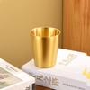 Copo de Água Coreano de Aço Inoxidável 304 Copo Diamante Martelado de Camada Dupla Copo para Cerveja Estilo Acampamento ao Ar Livre Copo para Suco/Café de Restaurante