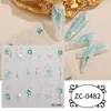 Zhengxiang Red Social 5D Pegatinas para Uñas en Relieve al por Mayor DIY Diamante de Color Piedra Preciosa Pegamento Suave Pegatinas para Uñas Pegatinas para Uñas INS Personalizadas