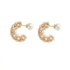 Pendientes de Perla de Lujo Ligero y de Moda Dos Usos, Estilo Novedoso, Pendientes Versátiles, Pendientes Elegantes y de Gama Alta para Mujer