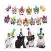 Ba173 Perro Animal Mascota Gato Guirnalda Bandera Fiesta Feliz Cumpleaños Bandera Triangular Banderín Guirnalda