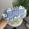 Ju Jingyi y Hou Mingyi Colgante Terminado Reflectante DIY para Fans Mercancía de Celebridades Texto Creativo Nombre Fieltro Lindo