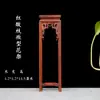Mueble Silla Miniatura Modelo Antiguo Caoba Mini Madera Maciza Accesorios Adornos Silla Circular Silla Sombrero Oficial Pantalla Casa de Muñecas