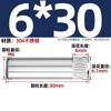 Pasador moleteado de acero inoxidable 304, bisagra, juguete, biela, bloqueo, pasador de posicionamiento cilíndrico M1.5-M6