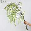 Planta Artificial Grande de Feijão Verde de Plástico para Paisagismo, Decoração de Planta Verde, Acessórios para Arranjos de Flores de Parede e Chão, Novas Plantas Verdes Estilo Chinês