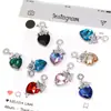 Accesorios de Colgante de Corazón de Nuevo Estilo Transfronterizos, Colgantes Nuevos de Aleación Coloridos de Moda, Accesorios para Joyería de Pulsera y Collar DIY