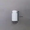 Pequenas Garrafas de Plástico PE Branco com Tampas de Rosca Dentadas, Pequenas Garrafas para Comprimidos de Iodo, Garrafas de Plástico Atacado para Suplementos de Saúde