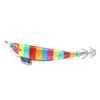 Nova Isca Aço Fio Camarão Banana Luminoso Afundante Três Costuras Camarão 12cm 14.3g Camarão Imitação Camarão Madeira Gancho Lula