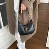 Bolso de Luna Creciente de Gama Alta para Mujer Transfronterizo Nuevo Estilo Moda Hebilla de Cierre Bolso de Hombro Único Nicho Retro para Viajar Bolso Cruzado Bolso para Mujer