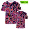 Amazon nova camiseta casual de verão estilo coreano com estampa de polvo e lula, manga curta, gola redonda, atacado