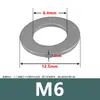 Arandela plana de acero inoxidable 304 junta de engrosamiento aumentada M3M6M10M12 suministro directo en stock se puede fijar galvanizada no estándar