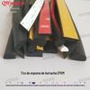 Com cola em forma de D semicircular sólido EPDM espuma de borracha de vedação tira caixa de distribuição armário esponja tira de borracha