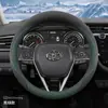 Adequado para Toyota Camry, Corolla, RAV4, Wildlander, Highlander, capa de volante em camurça para o inverno