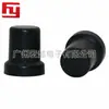 Suministro de fábrica 13*15 perilla de plástico negro para chorro de arena perilla de ajuste de código potenciómetro amplificador de audio