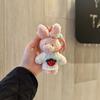 Oso de Peluche con Cuerda de Colores Estilo Coreano Colgante Juguete Hecho a Mano Muñeca Pequeña Decoración para Bolsos Encanto para Teléfono Móvil Estilo Dulce y Fresco