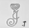 Nuevo aleación hipster 26 letras inglesas diamante colgante de amor diseño original cadena cubana estilo hip hop transfronterizo