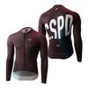 Traje de ciclismo de carretera superior ropa de ciclismo corta viento velocidad CSPD nuevo otoño transpirable ajuste ceñido hombres y mujeres manga larga