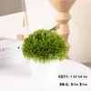 Plantas Verdes Simples Suculentas de Plástico em Vaso Ornamento para Sala de Estar Mesa de Jantar Flores Artificiais Decorações Ornamento Flores Biomórficas