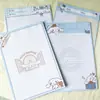 Adorable Perro Blanco Grande B5 Cuaderno de Dibujos Desprendible, Bloc de Notas para Estudiantes de Alto Valor, Adorable Bloc de Notas