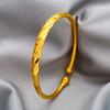Pulseira de contas Pulseira aberta feminina moda estrelas chuvas de meteoros brilhantes pulseira feminina banhada a ouro a vácuo para enviar para a mãe