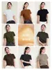 [Camiseta de manga corta con cuello medio y mezcla de lana] Elegante capa base, estilo de lujo discreto, corte ajustado, que realza la figura y top versátil