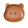 Prato descartador de ossos, prato de mesa de plástico criativo estilo japonês para uso doméstico para colocar restos de comida, prato descartador de ossos, prato pequeno de armazenamento, prato de lixo