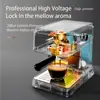 Cafetera de Comercio Exterior para Uso Doméstico, Semiautomática, Alta Presión de 20 Bares, Cafetera de Cápsulas Italiana Tamaño Pequeño para Oficina, Tres en Uno