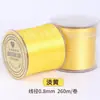 Fio Elástico Plano, Cordão Resistente ao Desgaste, Fio para Joias DIY, Fio para Miçangas de Pulseira, Fio para Tecelagem, Fio Elástico para Cristal Atacado