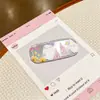Espejo de maquillaje adhesivo de animal de dibujos animados lindo, nuevo, único y simple, soporte para teléfono, espejo plegable para maratones