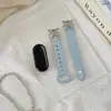 [Pulseira] Adequado para Pulseira Xiaomi Mi Band 11 8/9Nfc Gato Anjo Napa Ins Pulseira de Relógio Feminina