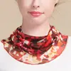 Procesamiento PersonalizadoHuaye Bufanda de Seda con Cuello Halter para Primavera y Verano Suéter de Malla de Seda de Morera Cubrecuellos Cálido Protección Solar