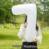 Globos Digitales Versión Americana de 32 pulgadas Globos de Película de Aluminio Oro Plata Decoración para Fiesta de Cumpleaños Boda Día de Año Nuevo Venta al por Mayor