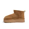 Novas Botas de Neve de Inverno 2025 Estilo Zhou Dongyu para Mulheres, Sola Grossa, Aumento de Altura, Forradas com Lã, Espessadas, Botas Quentes, Sapatos de Algodão Antiderrapantes