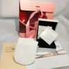 Caja de Empaque para Joyería Pan Spot Plata Paño de Pulir Bolsa de Papel Bolsa de Terciopelo Set de Pulsera de Regalo Caja para Anillos Caja de Regalo Negro Caliente
