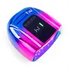 Lámpara para uñas, luz de curado para uñas, H45 recargable de alta potencia secado rápido inteligente UV modelo nuevo, personalización transfronteriza, no se ennegrece