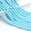 Vidrio Color Sólido 8*6mm Columna Corta Color Original No Descolorante Multicolor Separador Opcional Rojo Grande Azul Zafiro Cuentas Tambor Cuentas Sueltas Venta al por Mayor