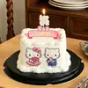 Decoración de pastel para el Día de San Valentín chino loveyou propuesta gatito acrílico pareja confesión decoración para hornear