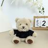 Lindo lindo suéter oso colgante juguete de peluche oso de peluche muñeca colgante de bolsa llavero de muñeca