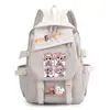 Mochila de mercancía del anime Magical Girl Madoka Magica Kuubi, con Madoka Kaname y Akemi Homura, una mochila escolar estilo 2D para niñas