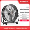 Ventilador sem escova sem escova industrial móvel da oficina da fábrica do ventilador industrial do assoalho do vento grande do ímã permanente do assoalho do vento