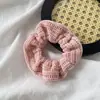 Faixa de cabelo de tricô estilo coreano para outono e inverno ins lã faixa de cabelo de intestino grosso menina elástico corda de cabeça cor de doce acessórios de cabelo atacado