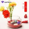 Vaso Criativo de Bancada Estilo Europeu Suporte de Vela de Vidro Transparente Acessórios de Casa da Moda Artesanato Enviar Areia Colorida