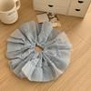 Scrunchie Grande e Suave Estilo Francês Elástico Dupla Camada de Chiffon para Cabelo Feminino com Design Inspirado em Ballet para Rabos de Cavalo Baixos