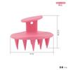Amazon Hot Selling Massagem Shampoo Escova Limpeza Couro Cabeludo Cordão Escova de Banho Ferramentas de Cabelo Lavagem de silicone macio
