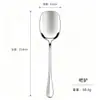 Fabricante directo de cucharas para servir de acero inoxidable 410 en stock. Cucharas dosificadoras de autoservicio para el hogar, cucharas para servir y juegos de utensilios de cocina