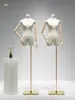 Accesorios de Maniquí Pequeño para Tienda de Ropa, Maniquí de Medio Cuerpo para Tienda de Ropa Femenina, Soporte de Exhibición de Cuerpo Completo, Soporte de Maniquí para Escaparate