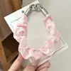 Qualidade Premium Estilo INS Lanyard Rosa para Celular Alça de Pulso para Mulheres Corda para Pendurar ao Ar Livre Pulseira Estilo Lanyard Curto Elástico