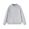 Ropa de punto para hombre 2026 Otoño Nuevo Cuello redondo Holgado Estilo Old Money Jersey Casual Versátil Moderno